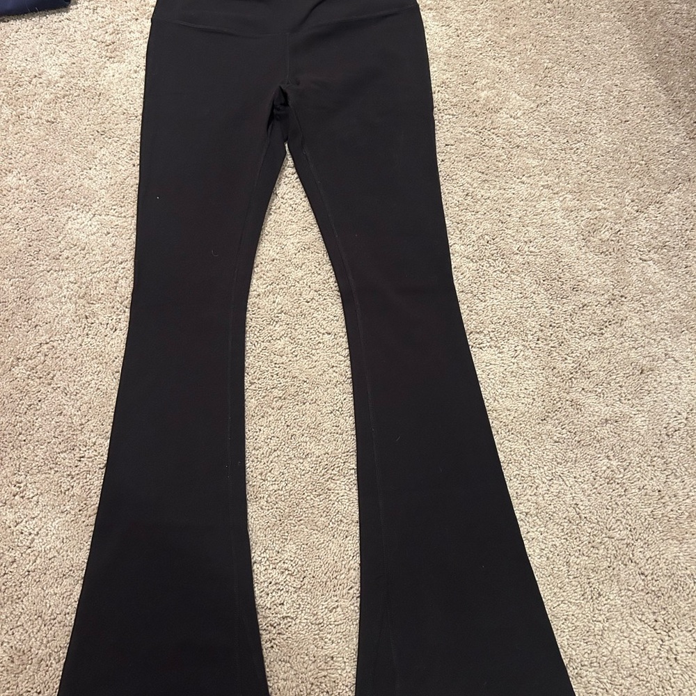 Women's Black Flared Leggings